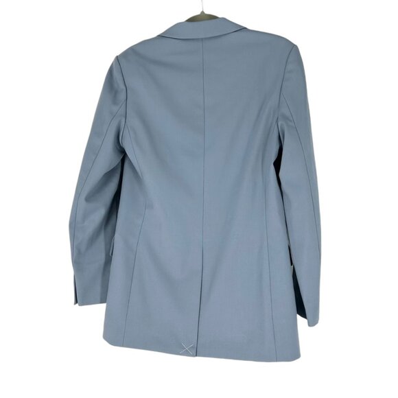 NWT Rag & Bone Charles Twill Wool Blend Blazer in Prairie Blue - Picture 3 of 7